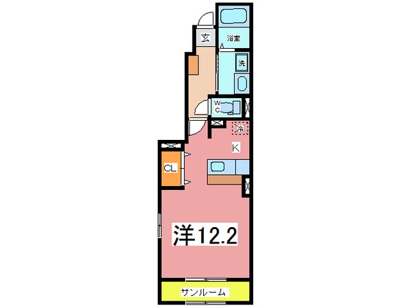 トレフル　Ａ棟の物件間取画像